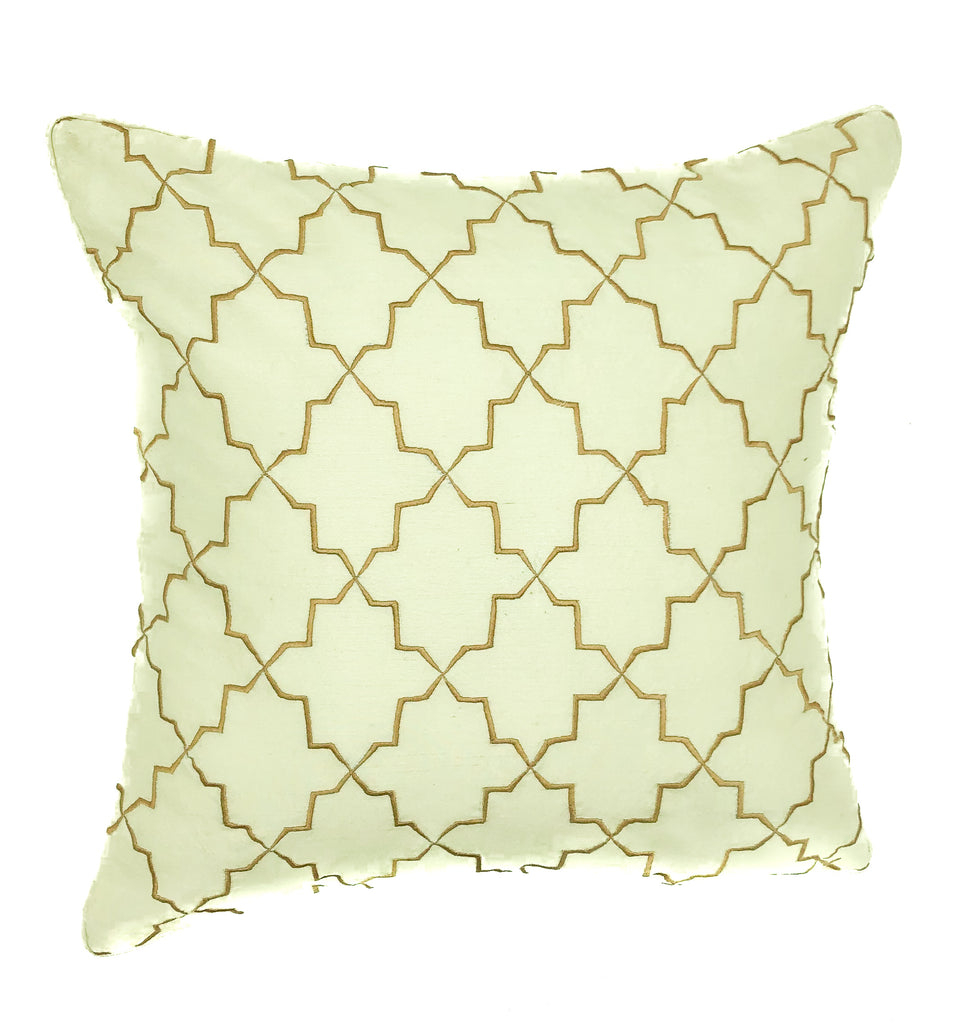 Pillow Embroidered Screen Pattern - 16