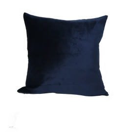 Velvet Mendhi Style Pillow, Blue/Gold 20