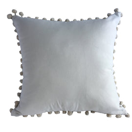 Woven Diamond Pattern Pillow, Natural/Black -  24