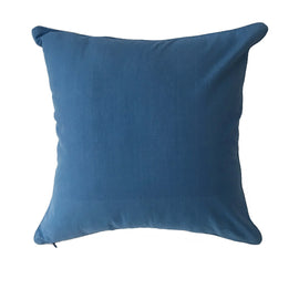 Woven Arrow Pattern Pillow, Natural/Blue -  24
