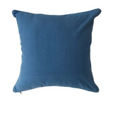 Woven Arrow Pattern Pillow, Natural/Blue -  24" x 24"