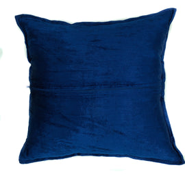 Raw Silk Printed Ikat Pattern, Fuchsia/Royal Blue - 16