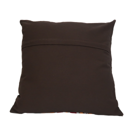 Suzani Style Brown/Multi Colour Embroidered Pillow - 20